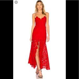 Revolve Gown in Red